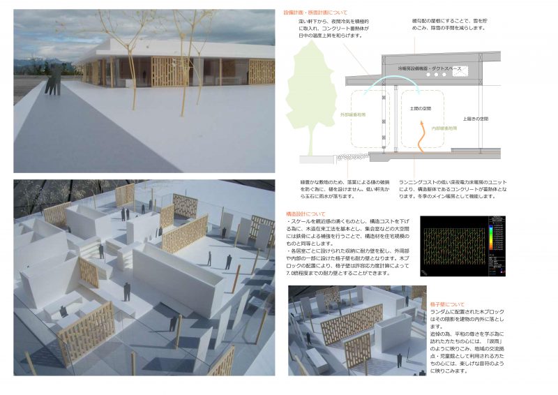福井県平和祈念館設計プロポーザル案